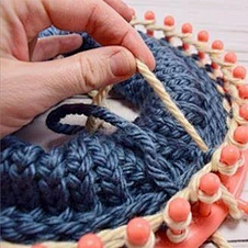 hand needle loom